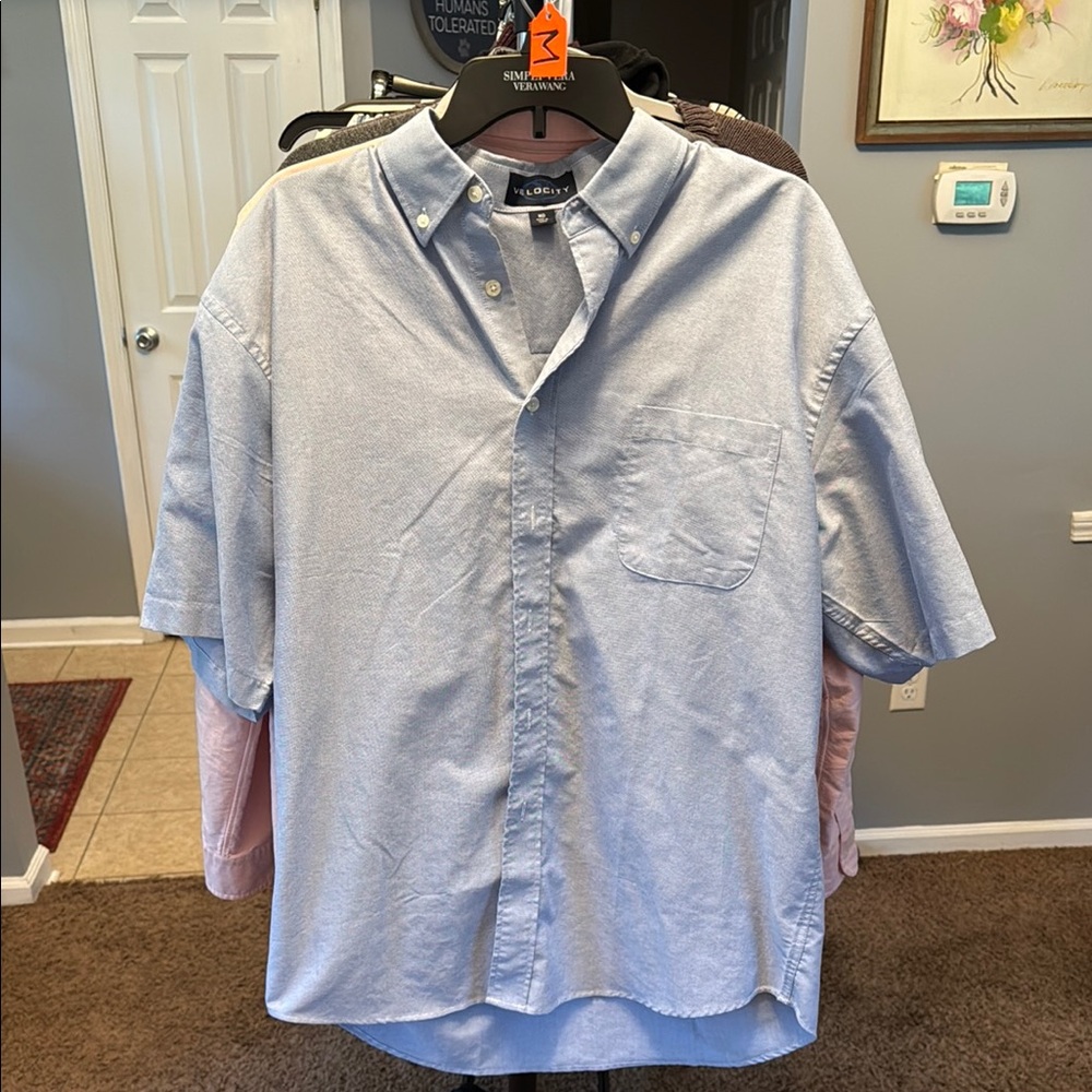 Velocity Light Blue Men's Shirt